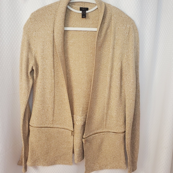 GILI Woman’s Open Front Cardigan Sweater With 2 different lengths Oversized XS - Picture 1 of 13
